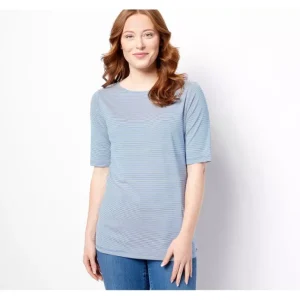 BRRR Jersey Cool to Touch Boat Neck Elbow Sleeve Top - a world of fashionable women's clothing, including a wide selection of dresses and trendy accessories.> Hat