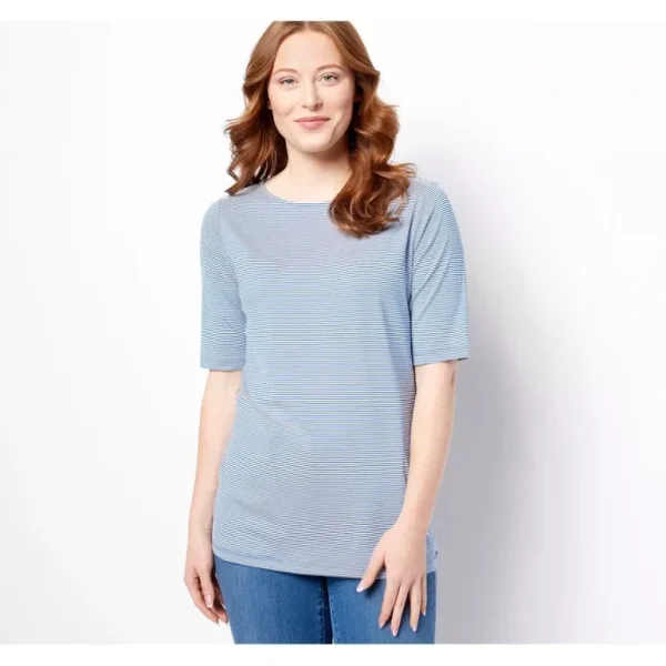 BRRR Jersey Cool to Touch Boat Neck Elbow Sleeve Top - a world of fashionable women's clothing, including a wide selection of dresses and trendy accessories.> Hat