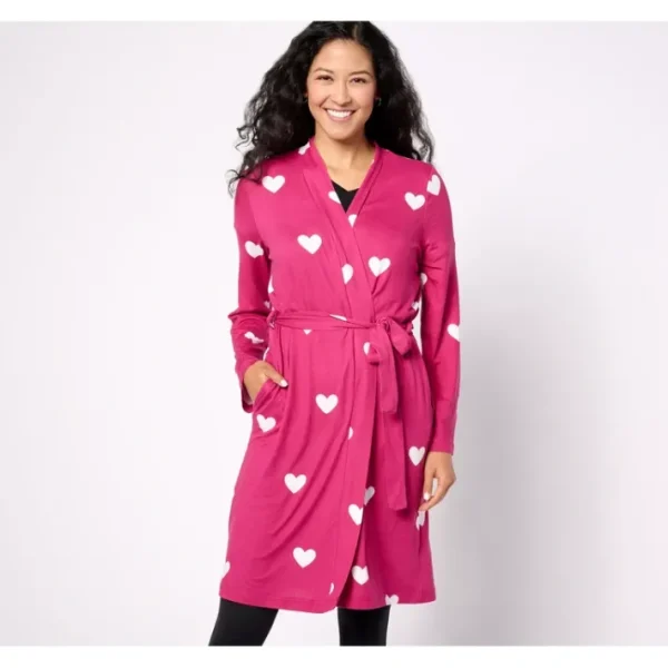 Shop All<Bumblebella by Jill Martin Dreamy Jersey Spa Robe - a world of fashionable women's clothing, including a wide selection of dresses and trendy accessories.