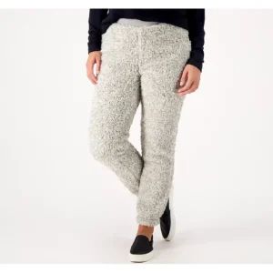 Fashion<BumbleBella by Jill Martin Petite Sherpa Joggers w/Pkts - a world of fashionable women's clothing, including a wide selection of dresses and trendy accessories.