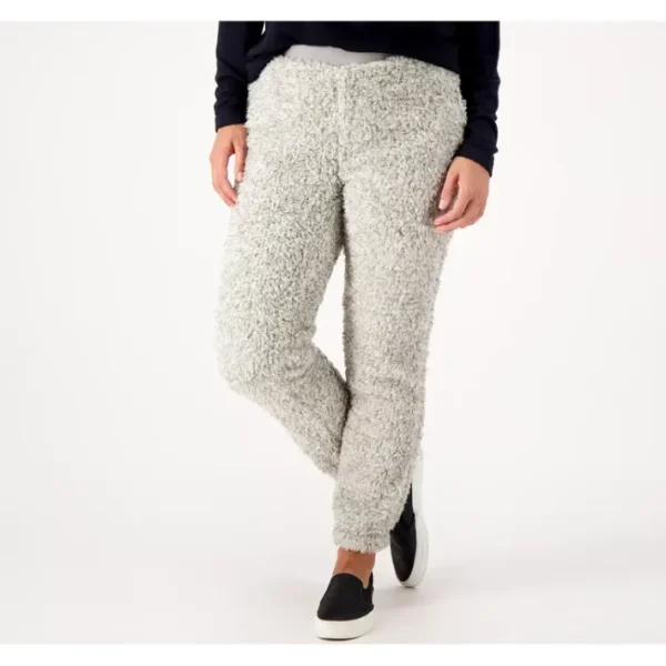 Fashion<BumbleBella by Jill Martin Petite Sherpa Joggers w/Pkts - a world of fashionable women's clothing, including a wide selection of dresses and trendy accessories.