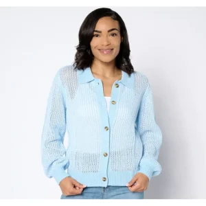 Fashion<Button Front Long Sleeve Cardigan - a world of fashionable women's clothing, including a wide selection of dresses and trendy accessories.