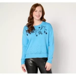 by Stacy London Floral Embellished Sweater - a world of fashionable women's clothing, including a wide selection of dresses and trendy accessories.> Hat