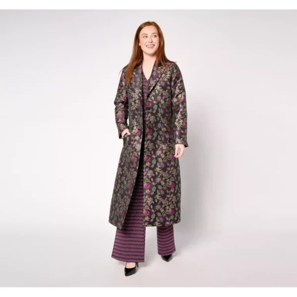 by Stacy London Petite Floral Brocade Topcoat - a world of fashionable women's clothing, including a wide selection of dresses and trendy accessories.> Coats