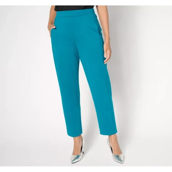 Shop All<by Stacy London Petite Ponte Lantern Pant - a world of fashionable women's clothing, including a wide selection of dresses and trendy accessories.