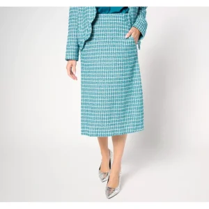 by Stacy London Regular Knit Boucle A-Line Skirt - a world of fashionable women's clothing, including a wide selection of dresses and trendy accessories.> Hat