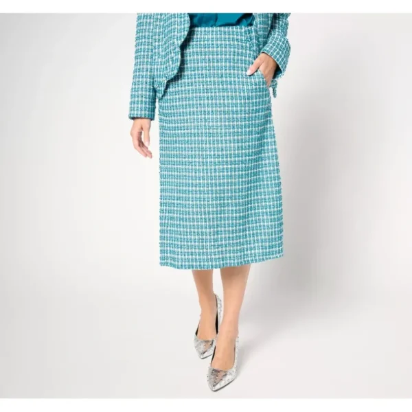 by Stacy London Regular Knit Boucle A-Line Skirt - a world of fashionable women's clothing, including a wide selection of dresses and trendy accessories.> Hat