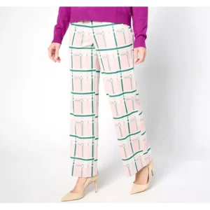 by Stacy London Regular Knit Jacquard Wide Leg Pull-On Pant - a world of fashionable women's clothing, including a wide selection of dresses and trendy accessories.> Hat