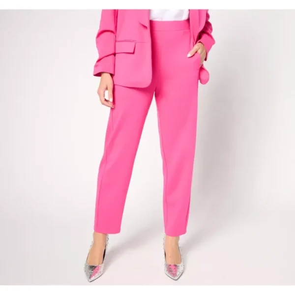 Shop All<by Stacy London Regular Ponte Lantern Pant - a world of fashionable women's clothing, including a wide selection of dresses and trendy accessories.