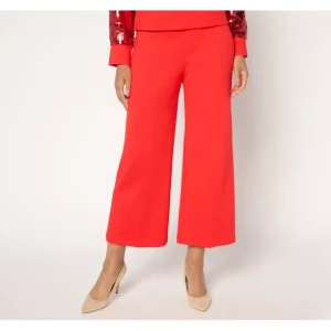 by Stacy London Regular Ponte Wide Leg Cropped Pant - a world of fashionable women's clothing, including a wide selection of dresses and trendy accessories.> Hat