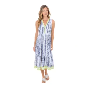 Dresses<Cabana LIfe Tiered Midi Dress UPF 50 - a world of fashionable women's clothing, including a wide selection of dresses and trendy accessories.