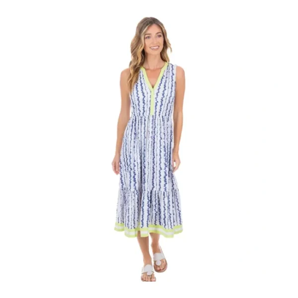 Dresses<Cabana LIfe Tiered Midi Dress UPF 50 - a world of fashionable women's clothing, including a wide selection of dresses and trendy accessories.