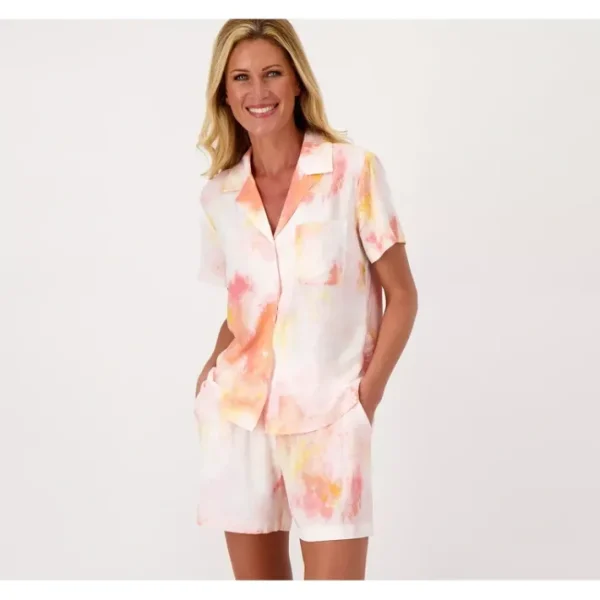 Shop All<Candace Cameron Bure Petite Bed to Beach Woven Tie-Dye Set - a world of fashionable women's clothing, including a wide selection of dresses and trendy accessories.