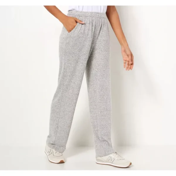 Shop All<Candace Cameron Bure Petite Brushed Pull On Pant - a world of fashionable women's clothing, including a wide selection of dresses and trendy accessories.