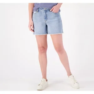 Candace Cameron Bure Petite Pacific Denim Boyfriend Short- Indigo - a world of fashionable women's clothing, including a wide selection of dresses and trendy accessories.> Hat