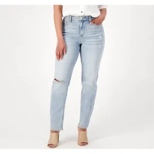 Dresses<Candace Cameron Bure Petite Pacific Denim Girlfriend Jean - a world of fashionable women's clothing, including a wide selection of dresses and trendy accessories.