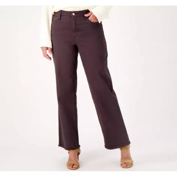 Fashion<Candace Cameron Bure Petite Pacific Denim Wide Leg Jean-Black - a world of fashionable women's clothing, including a wide selection of dresses and trendy accessories.