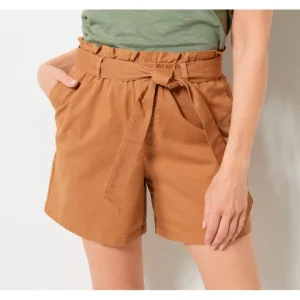 Fashion<Candace Cameron Bure Petite Paperbag Tie Waist Short - a world of fashionable women's clothing, including a wide selection of dresses and trendy accessories.