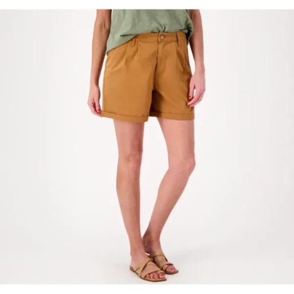 Shop All<Candace Cameron Bure Petite Pleated Stretch Twill Short - a world of fashionable women's clothing, including a wide selection of dresses and trendy accessories.