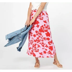 Candace Cameron Bure Petite Printed Woven Pull-On Midi Skirt - a world of fashionable women's clothing, including a wide selection of dresses and trendy accessories.> Shoes