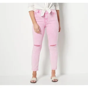 Candace Cameron Bure Petite Straight Leg Color Jeans - a world of fashionable women's clothing, including a wide selection of dresses and trendy accessories.> Hat