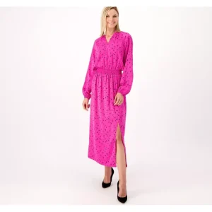 Dresses<Candace Cameron Bure Regular Star Print Maxi Dress - a world of fashionable women's clothing, including a wide selection of dresses and trendy accessories.