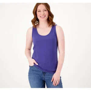 Candace Cameron Bure Scoop Neck Jersey Knit Tank Top - a world of fashionable women's clothing, including a wide selection of dresses and trendy accessories.> Hat