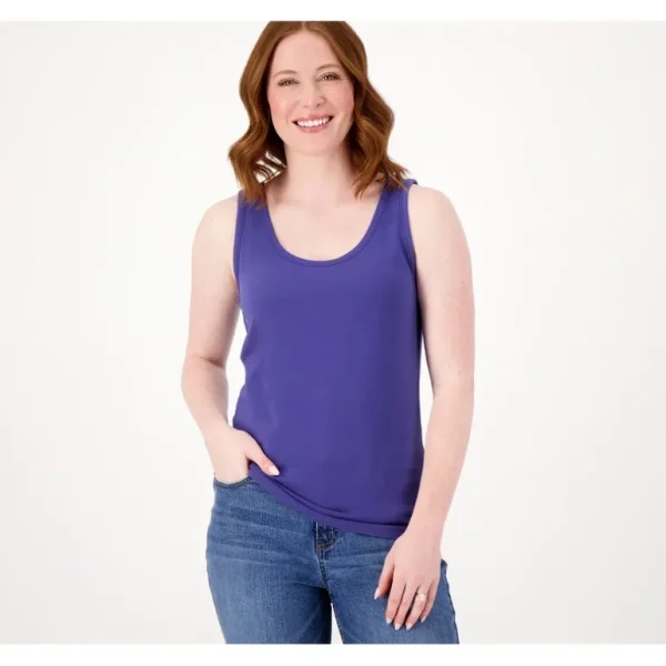 Candace Cameron Bure Scoop Neck Jersey Knit Tank Top - a world of fashionable women's clothing, including a wide selection of dresses and trendy accessories.> Hat