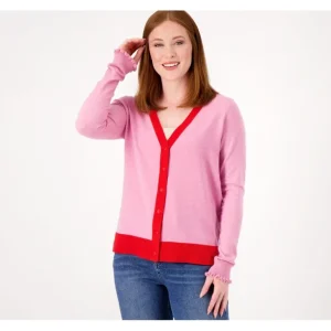 Candace Cameron Bure Surfside Button-Front V-Neck Cardigan - a world of fashionable women's clothing, including a wide selection of dresses and trendy accessories.> Dresses