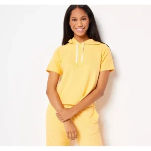 Candace Cameron Bure Terry Cloth Short-Sleeve Beach Hoodie - a world of fashionable women's clothing, including a wide selection of dresses and trendy accessories.> Hat