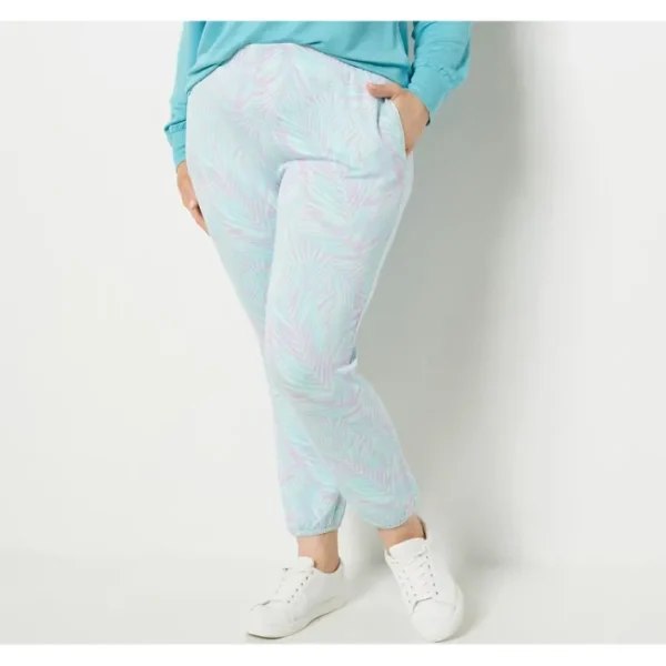 Shop All<Candace Cameron Bure The Malibu Lounge Petite Printed Jogger - a world of fashionable women's clothing, including a wide selection of dresses and trendy accessories.