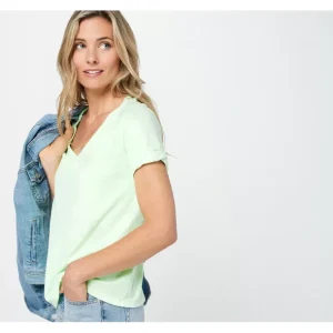 Candace Cameron Bure The Sunkissed Garment Dyed Linen Blend Tee - a world of fashionable women's clothing, including a wide selection of dresses and trendy accessories.> Hat