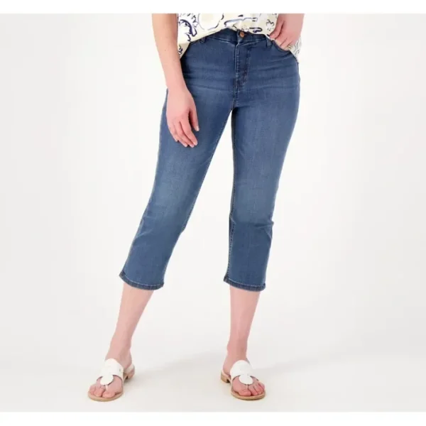 Shop All<Canyon Retreat Crop Jean w/ Embroidery - a world of fashionable women's clothing, including a wide selection of dresses and trendy accessories.