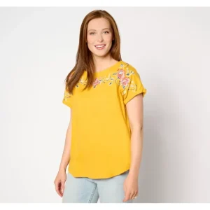 Canyon Retreat Dolman Short Sleeve Embroidered Top - a world of fashionable women's clothing, including a wide selection of dresses and trendy accessories.> Hat