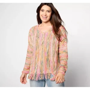 Fashion<Canyon Retreat Drop Shoulder Fringe Hem Pullover - a world of fashionable women's clothing, including a wide selection of dresses and trendy accessories.