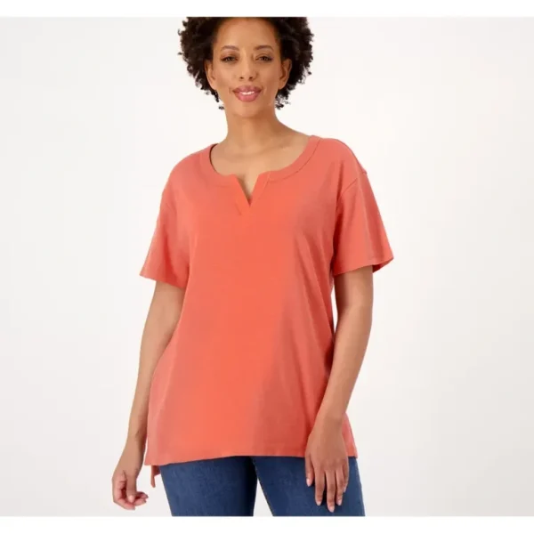 Canyon Retreat Notch Neck Knit Top w/ Raw Hem Detail - a world of fashionable women's clothing, including a wide selection of dresses and trendy accessories.> Hat
