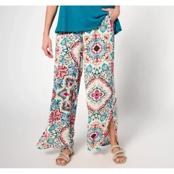 Fashion<Canyon Retreat Oasis Wide Leg Printed Pant - a world of fashionable women's clothing, including a wide selection of dresses and trendy accessories.