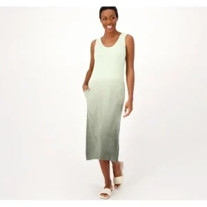Dresses<Canyon Retreat Petite Dip Dye Sierra Knit Midi Dress - a world of fashionable women's clothing, including a wide selection of dresses and trendy accessories.
