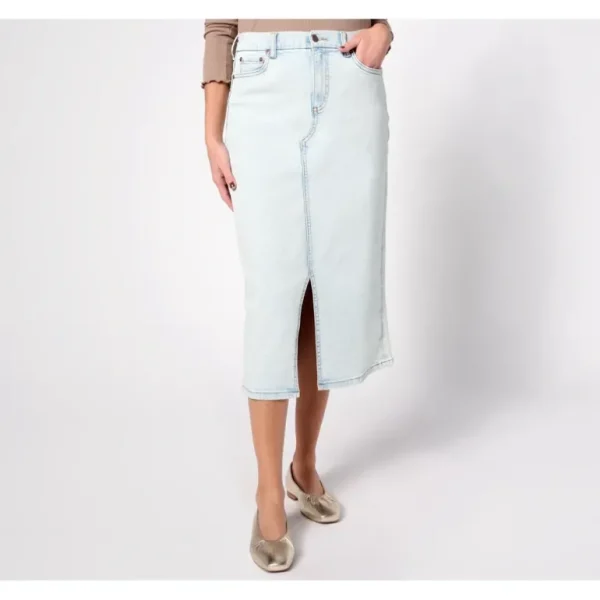 Canyon Retreat Petite Heartland Denim Midi Skirt - a world of fashionable women's clothing, including a wide selection of dresses and trendy accessories.> Hat