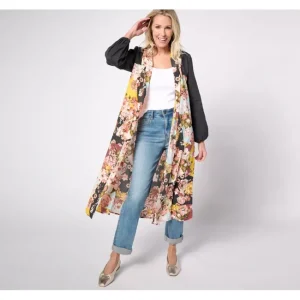 Fashion<Canyon Retreat Printed Duster - a world of fashionable women's clothing, including a wide selection of dresses and trendy accessories.