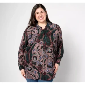 Dresses<Canyon Retreat Printed Tunic with Collar - a world of fashionable women's clothing, including a wide selection of dresses and trendy accessories.