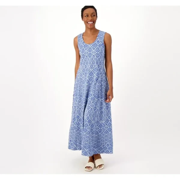 Canyon Retreat Regular Printed Cotton Slub Maxi Dress - a world of fashionable women's clothing, including a wide selection of dresses and trendy accessories.> Hat