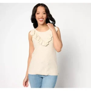 Fashion<Canyon Retreat Ruffle Detail Sweater Tank - a world of fashionable women's clothing, including a wide selection of dresses and trendy accessories.