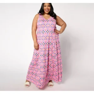 Dresses<Canyon Retreat Shirred V-Neck Maxi Dress - a world of fashionable women's clothing, including a wide selection of dresses and trendy accessories.