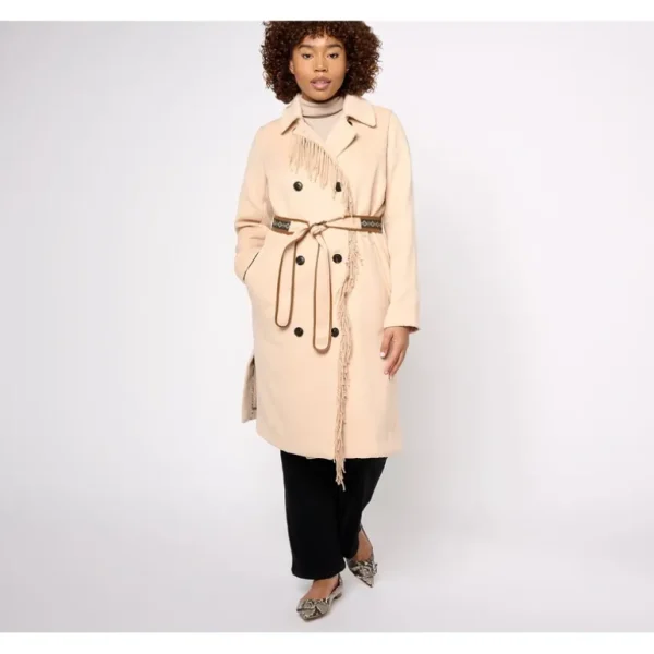 Canyon Retreat Trench Coat with Lapel Detail Belt - a world of fashionable women's clothing, including a wide selection of dresses and trendy accessories.> Coats