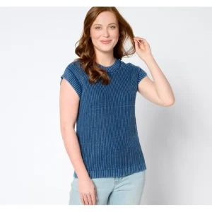 Cap Sleeve Shaker Stitch Sweater - a world of fashionable women's clothing, including a wide selection of dresses and trendy accessories.> Dresses