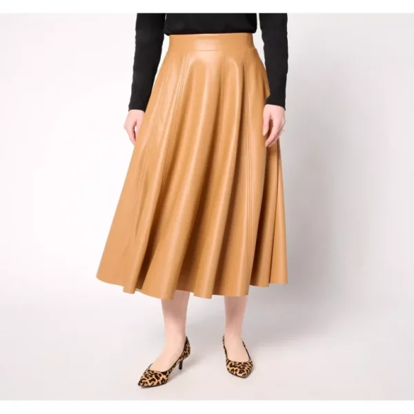 Carla Rockmore Collection Petite Faux Leather Circle Skirt - a world of fashionable women's clothing, including a wide selection of dresses and trendy accessories.> Coats