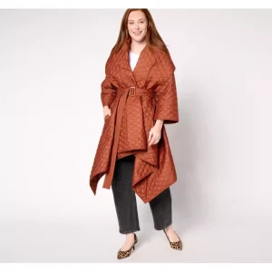 Carla Rockmore Collection Regular Asymmetric Quilted Coat - a world of fashionable women's clothing, including a wide selection of dresses and trendy accessories.> Coats