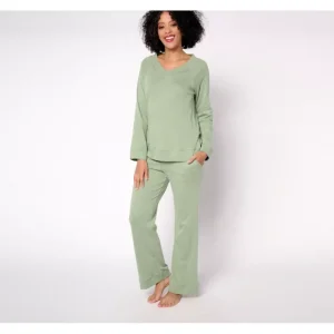 Fashion<Carole Hochman Brushed Interlock Lounge Set - a world of fashionable women's clothing, including a wide selection of dresses and trendy accessories.
