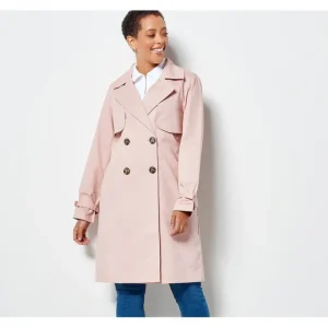 Centigrade Twill Double Breasted Long Trench Coat - a world of fashionable women's clothing, including a wide selection of dresses and trendy accessories.> Coats